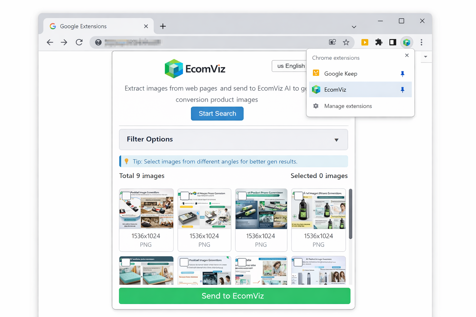EcomViz 浏览器插件