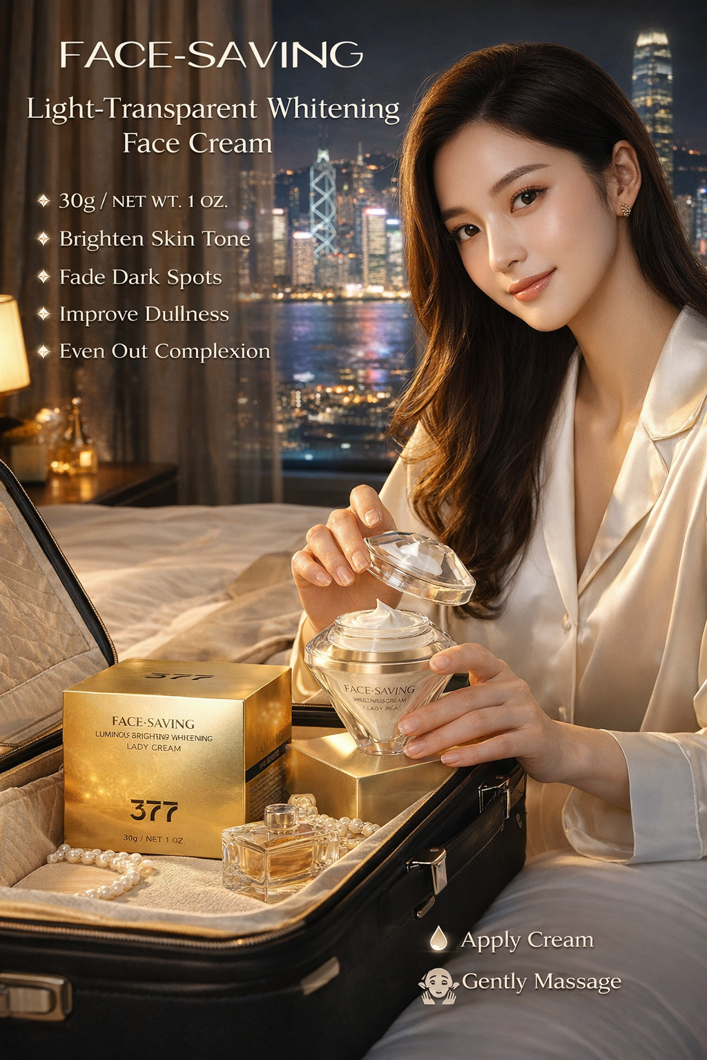 377 Whitening Moisturizing Cream for Skin Brightening