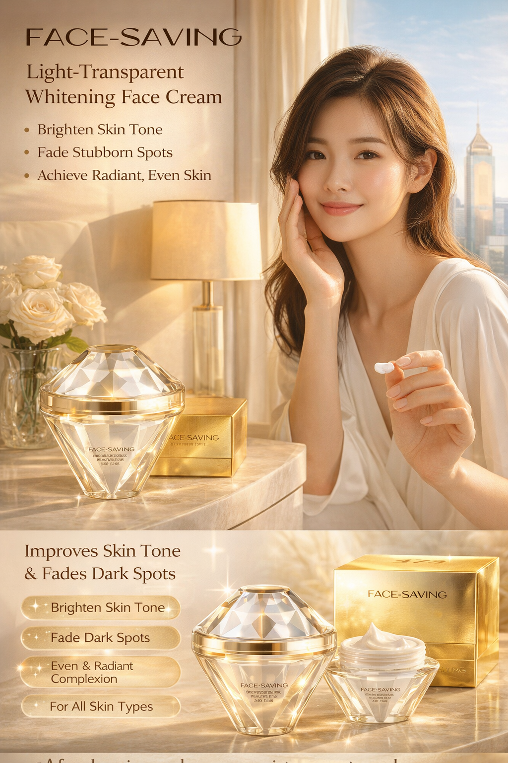 377 Whitening Moisturizing Cream for Skin Brightening