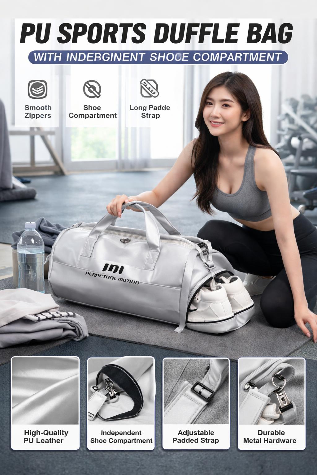 3-way PU Sports Travel Bag