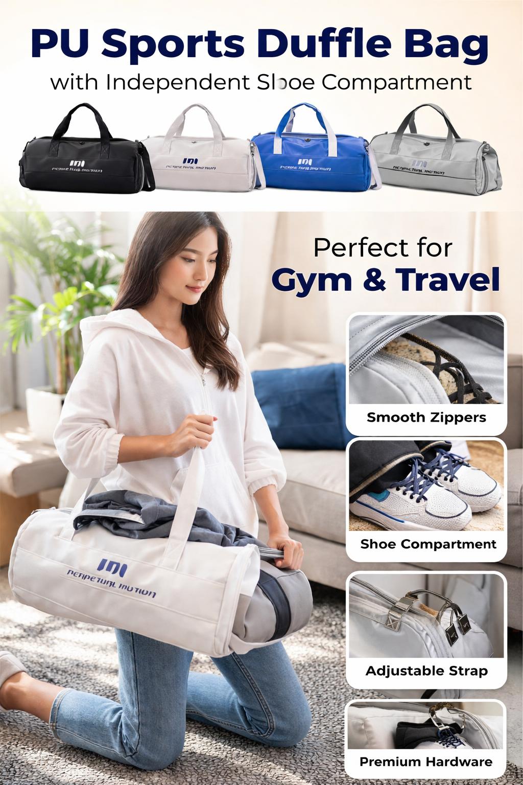 3-way PU Sports Travel Bag