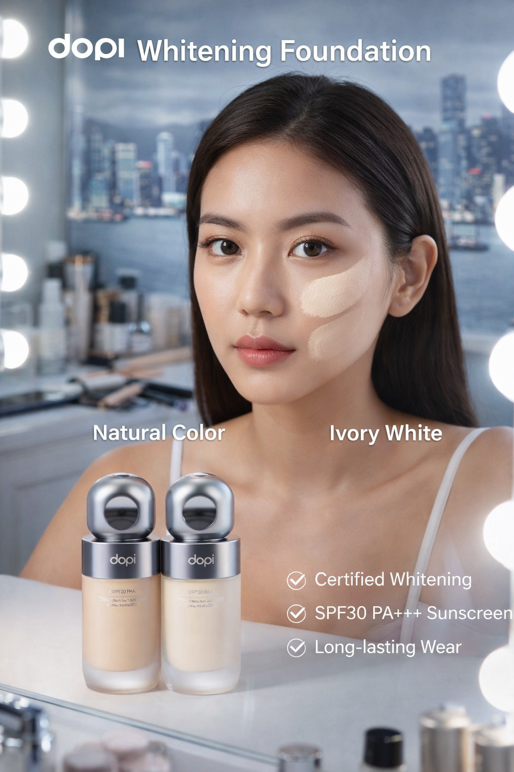 Dopi SPF30 PA+++ Whitening Foundation