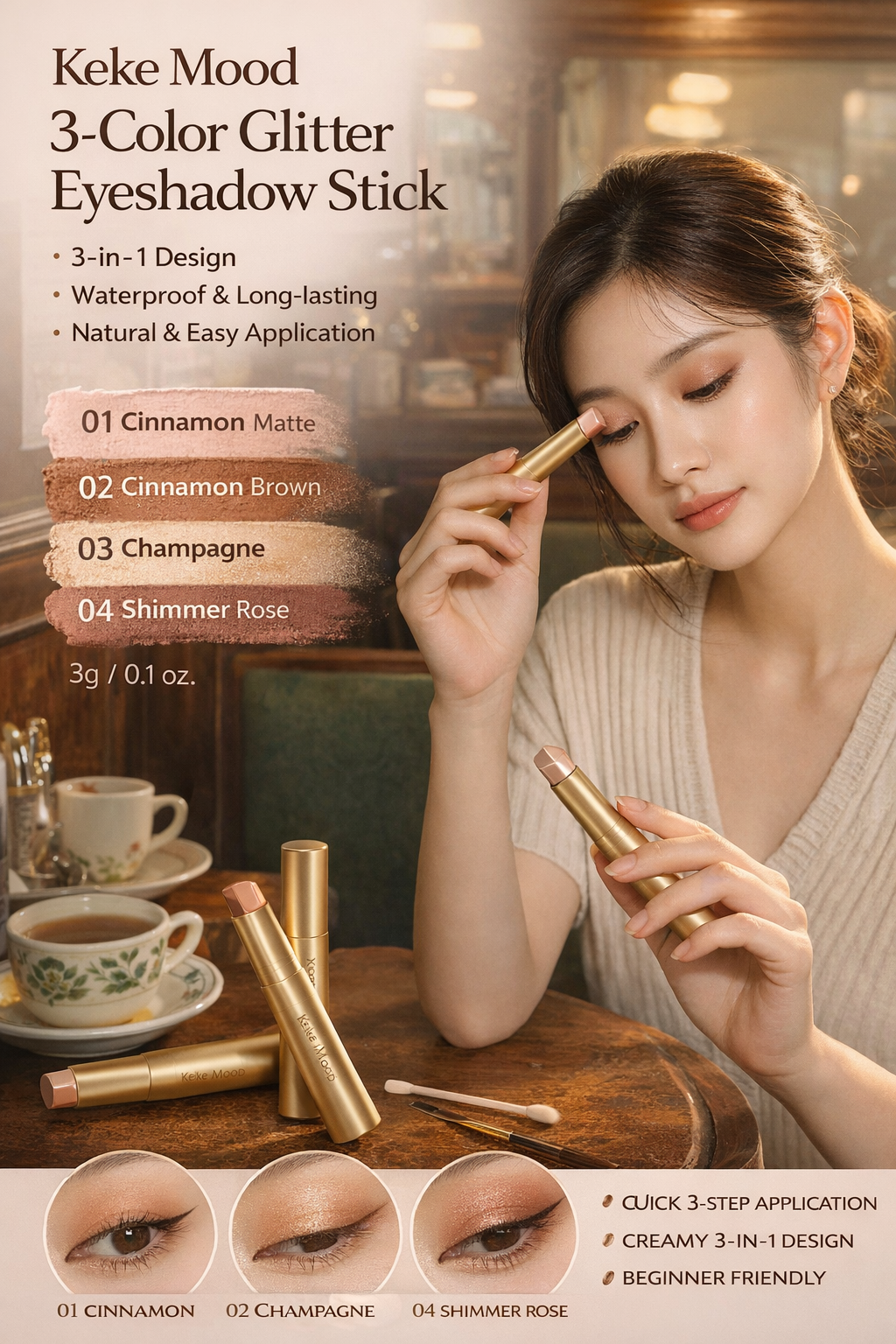 Keke Mood Cream Eyeshadow