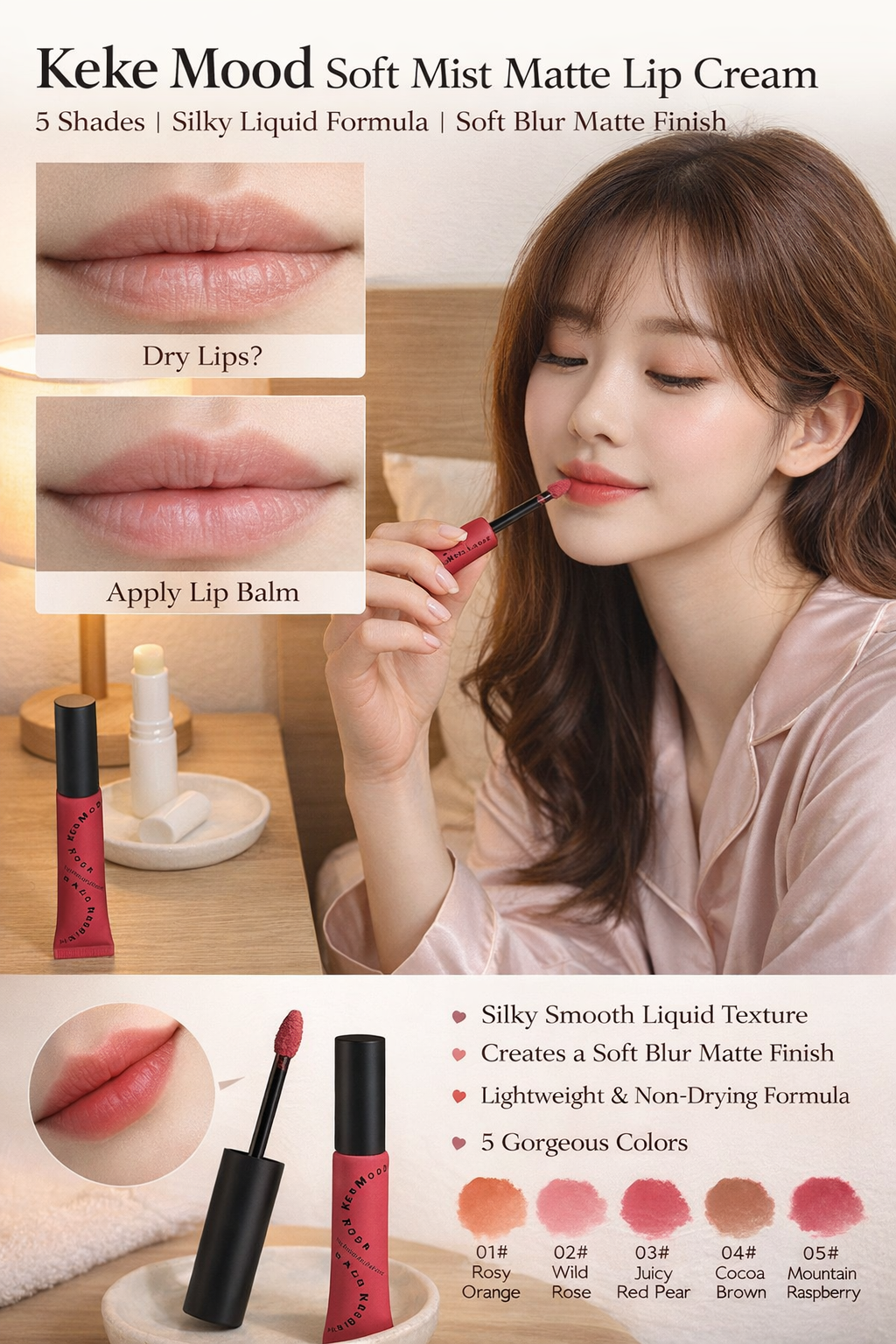 Keke Mood Soft Matte Lip Cream