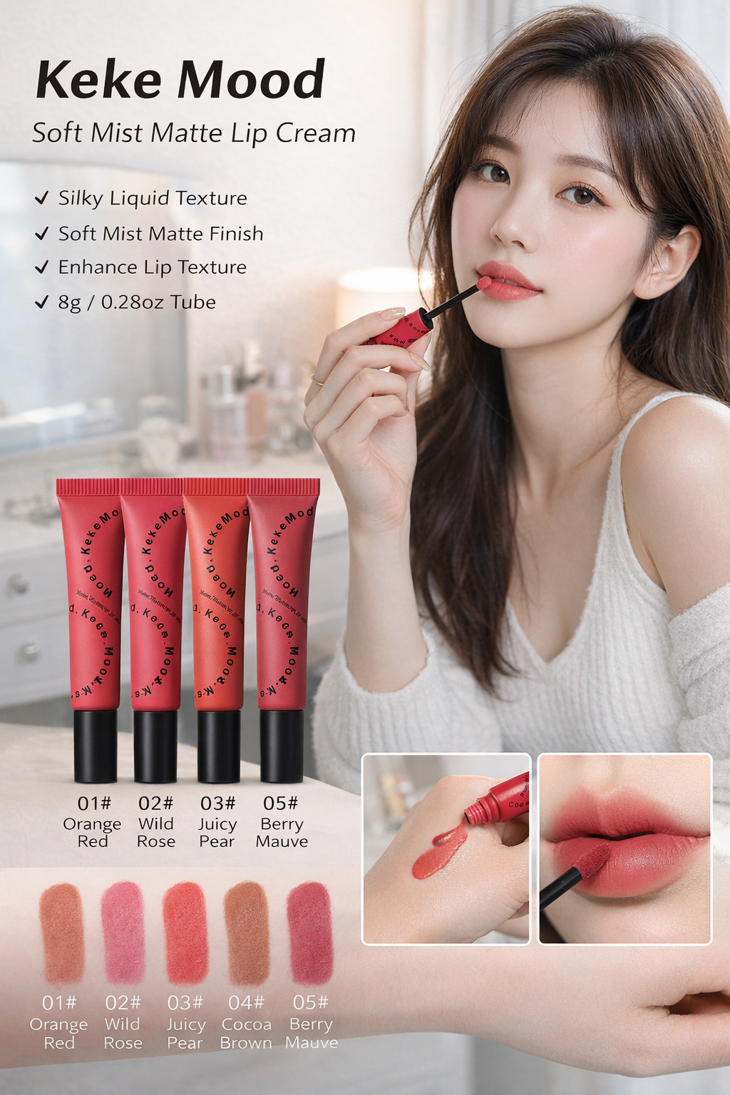 Keke Mood Soft Matte Lip Cream