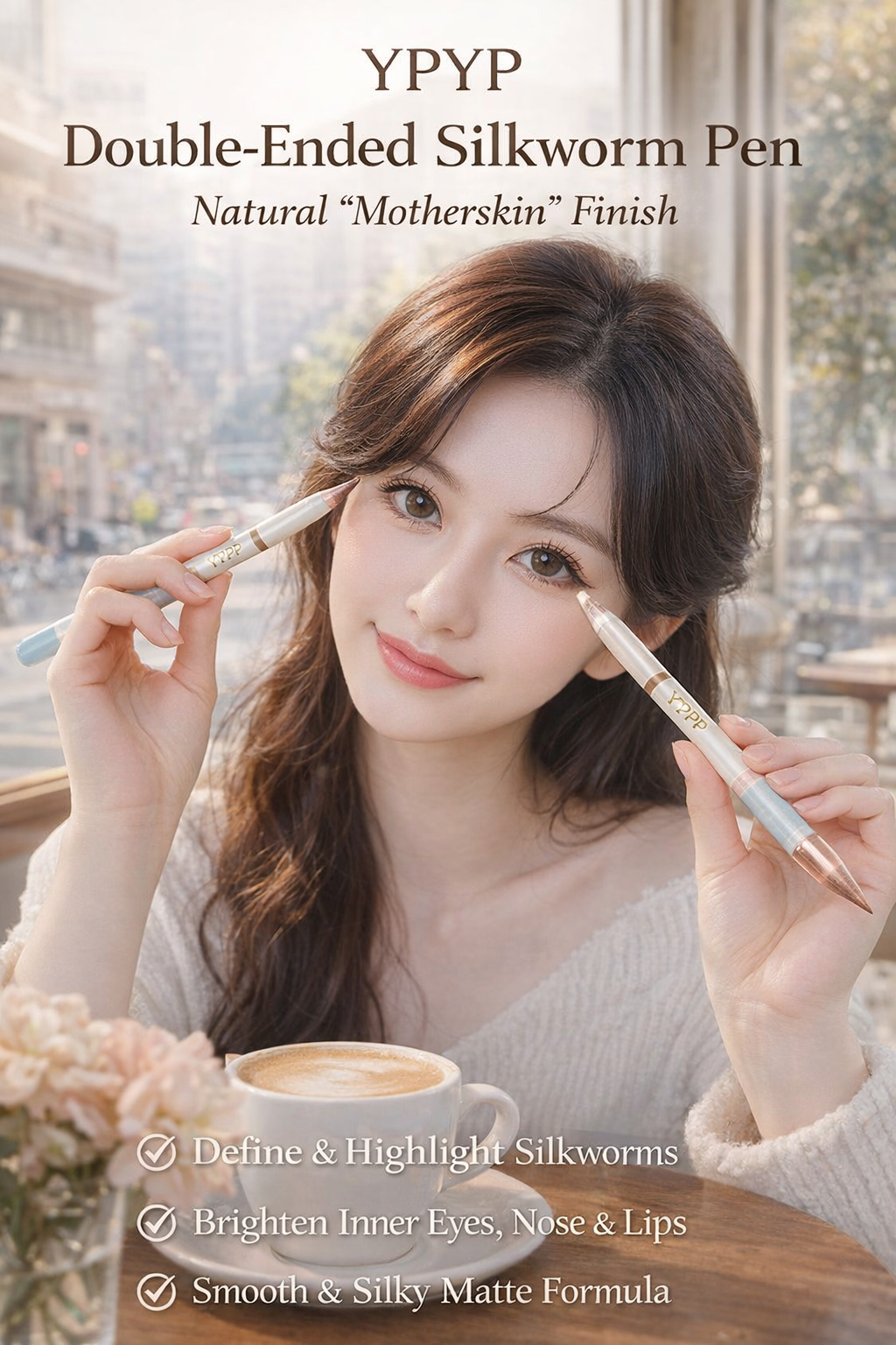 YPYP Silkworm Highlight Pen