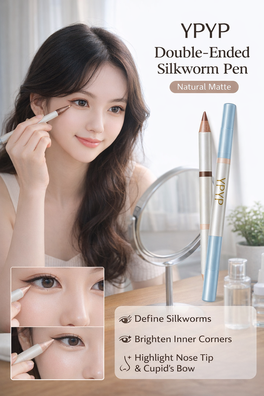 YPYP Silkworm Highlight Pen
