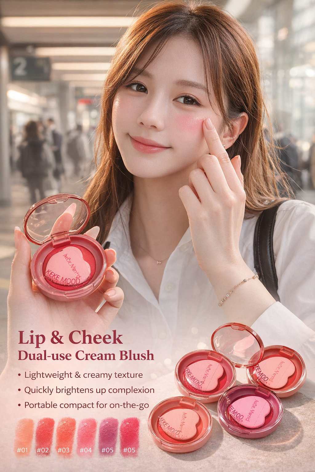 Keke Mood Dual Lip Cheek Balm