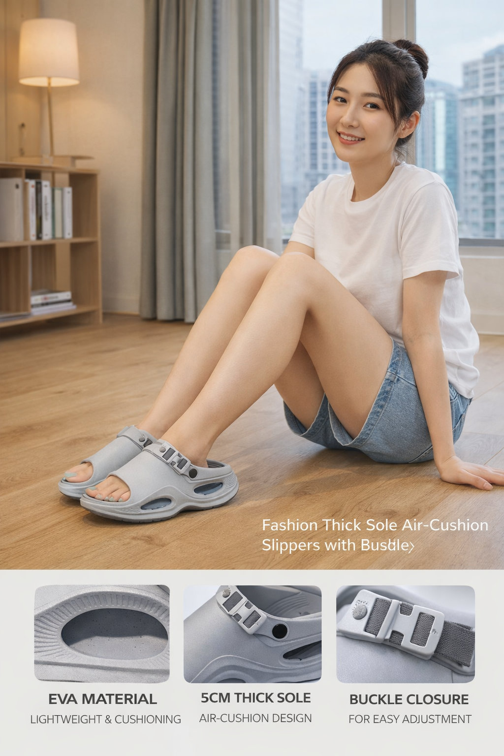 Men's EVA Adjustable Slippers