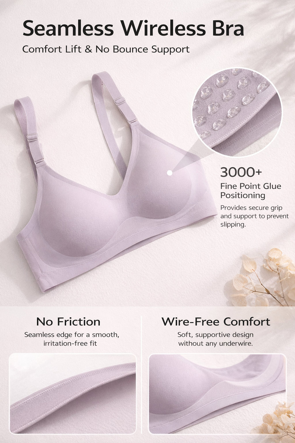 Women's Push-up Wireless Bra