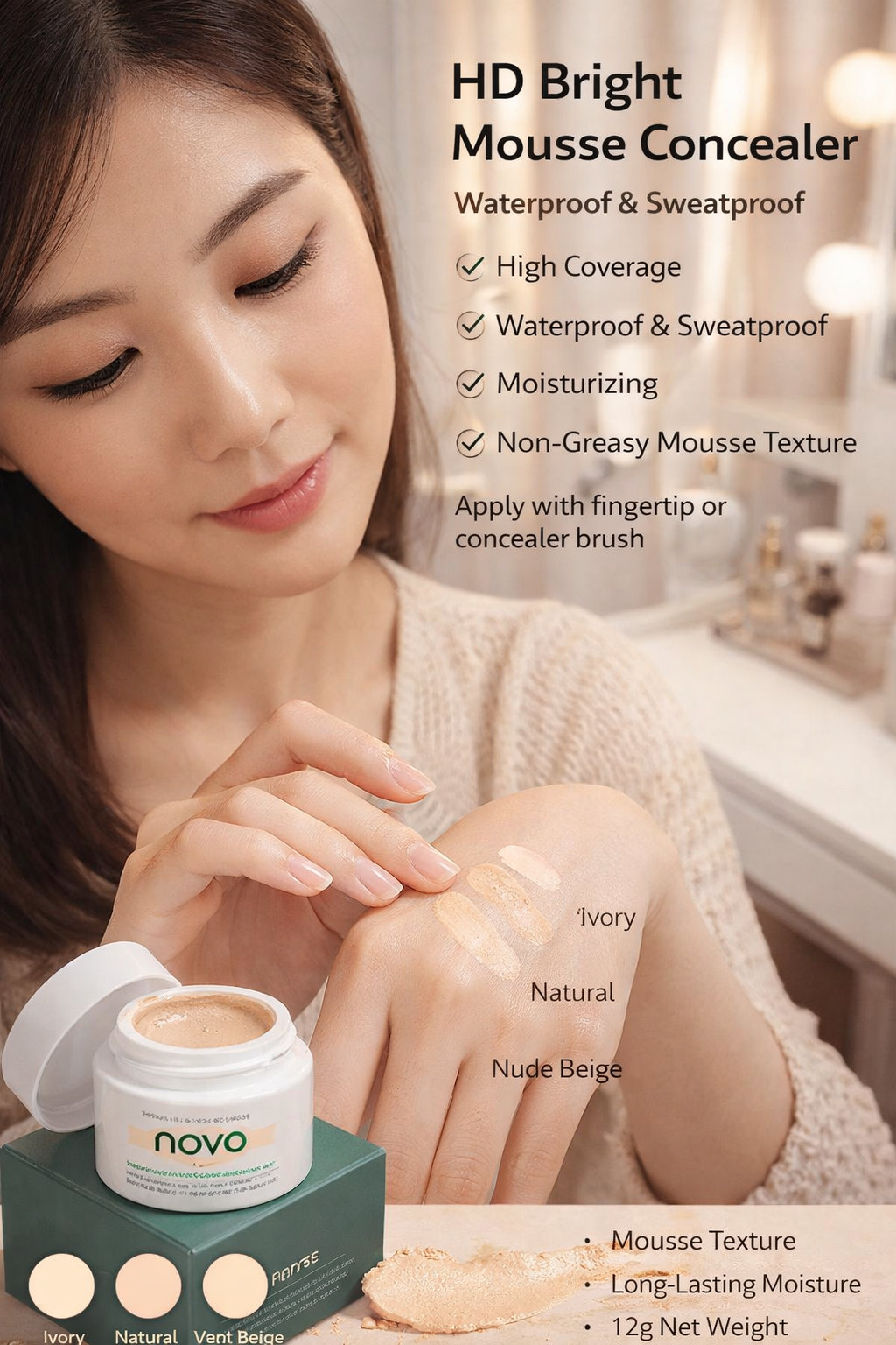 NOVO High Coverage Concealer