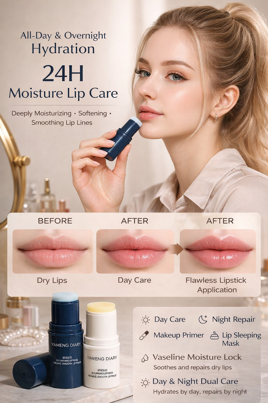 YAMENG DIARY Vaseline Lip Balm