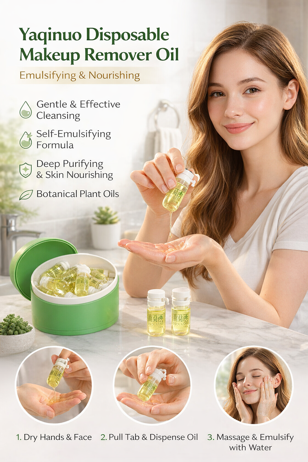 YAQINUO 30pc Cleansing Oil