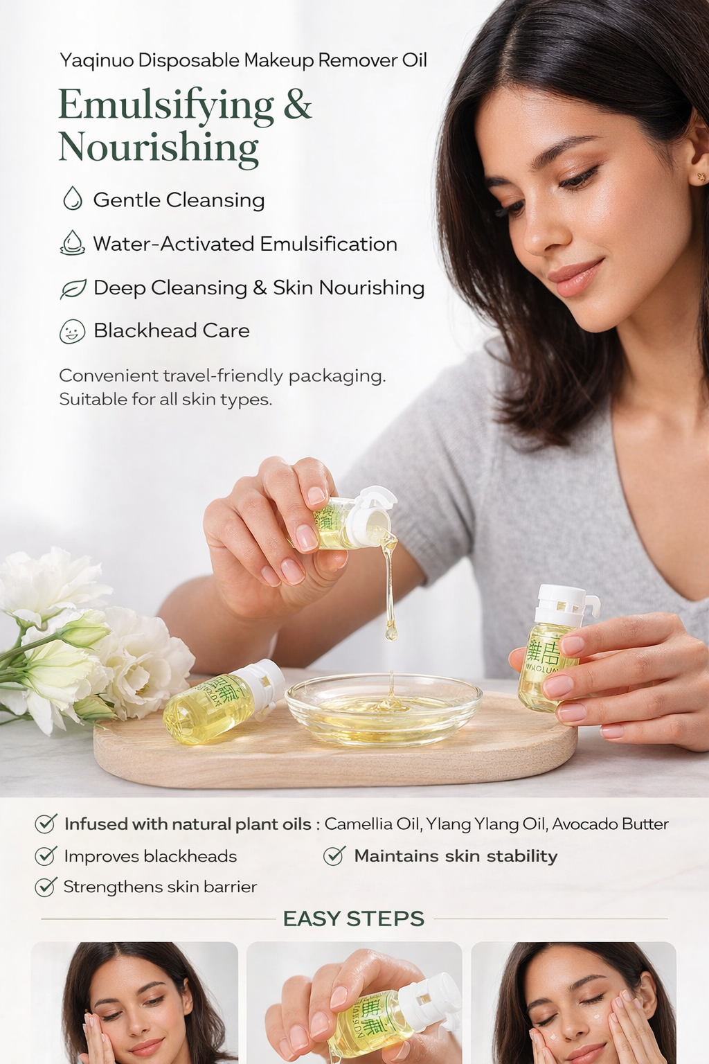 YAQINUO 30pc Cleansing Oil