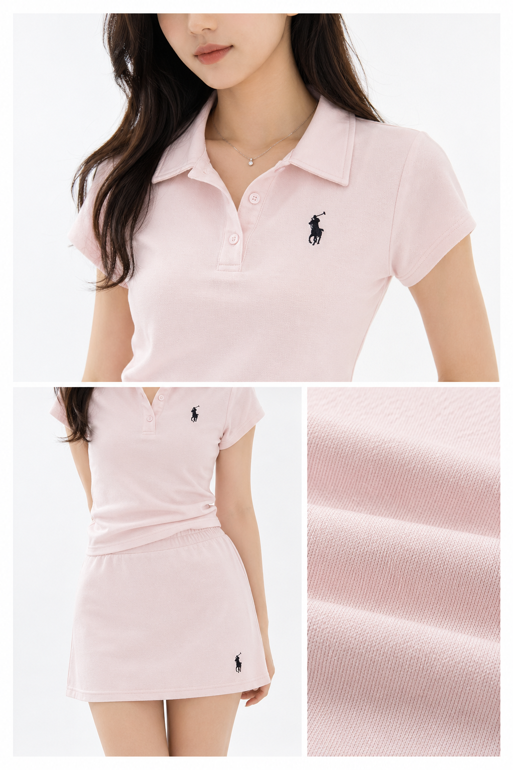 Women's Polo Short Sleeve Set