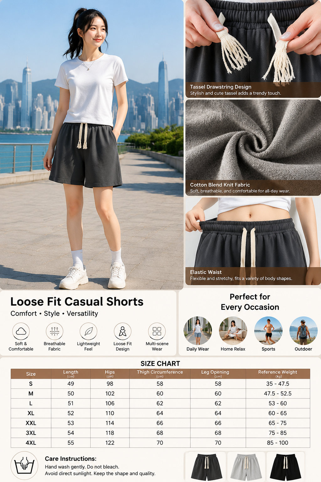 Cotton Men's Athletic Shorts