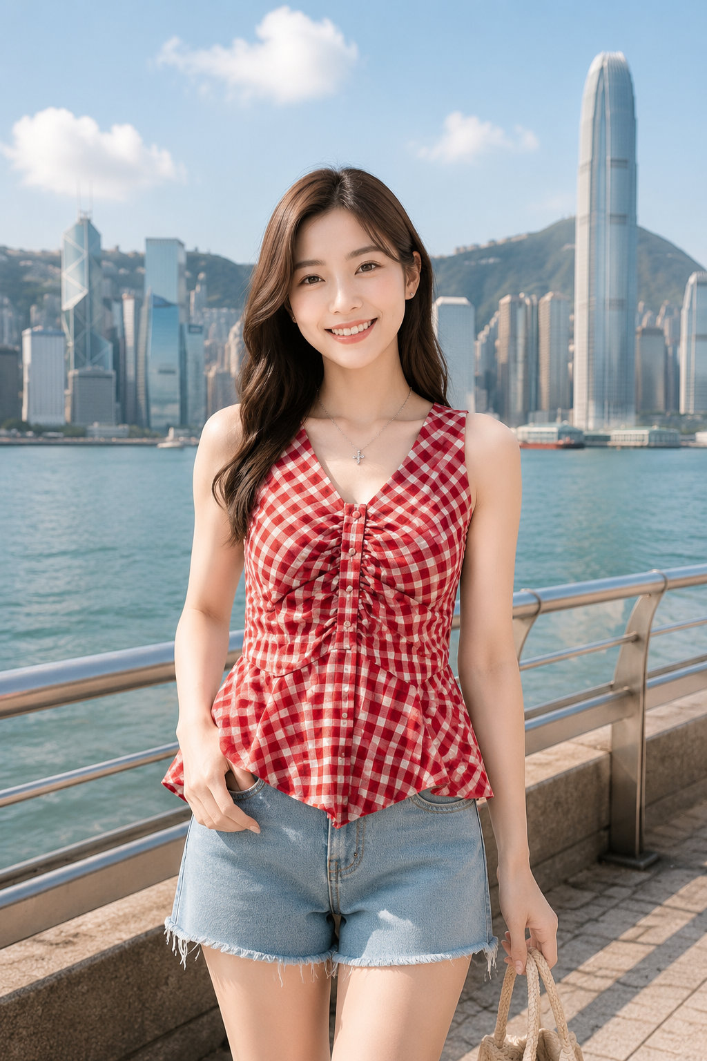Women's Sleeveless V Neck Top