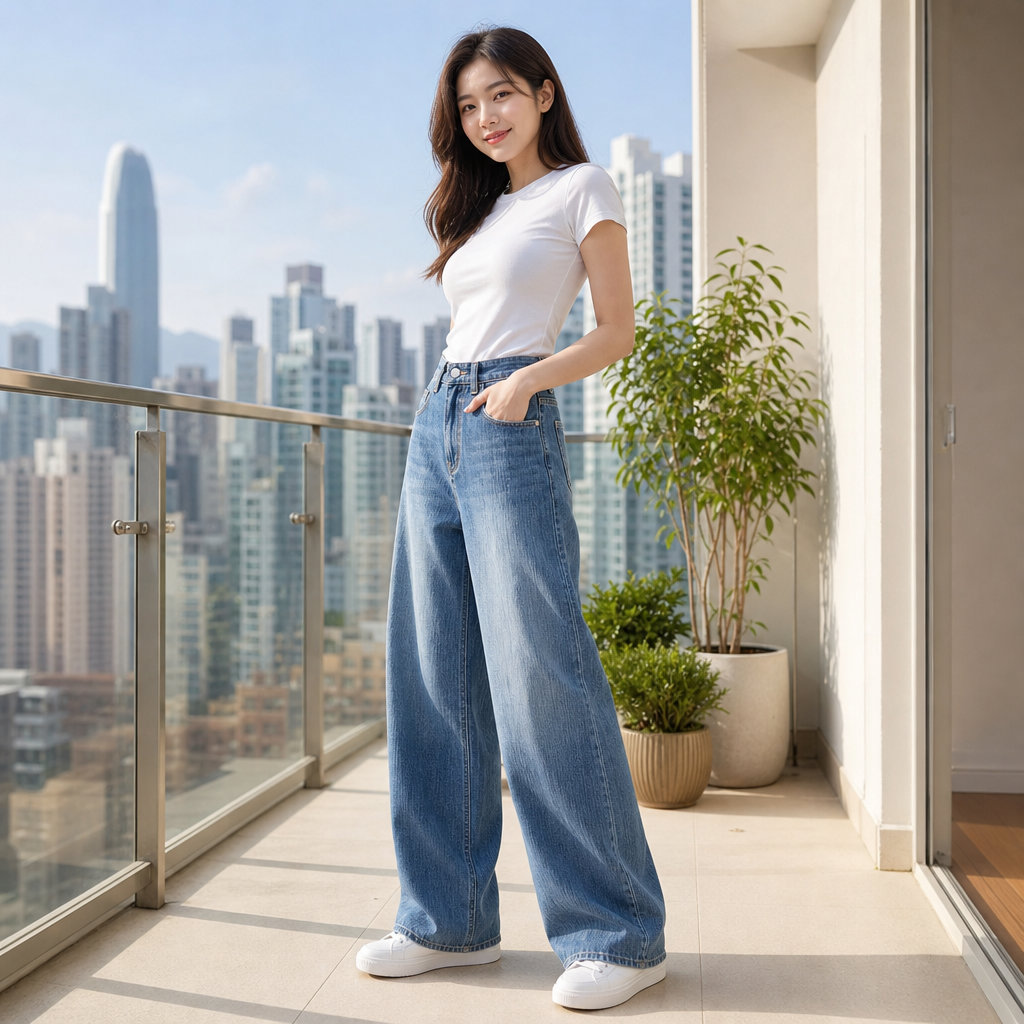 Women's High-Waist Denim Jeans
